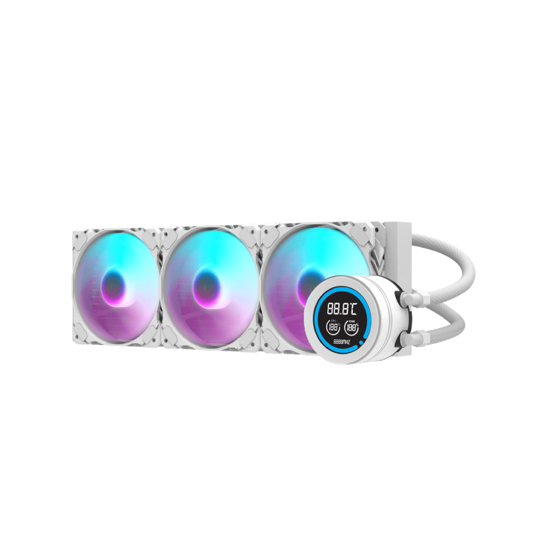 DarkFlash Nebula DN360D White ARGB 360mm All‑in‑One Liquid CPU Cooler