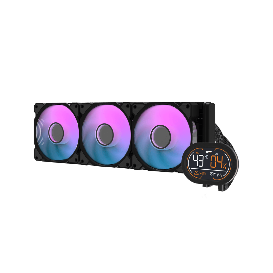 DarkFlash DH360D Black Version 2 360mm Liquid CPU Cooler