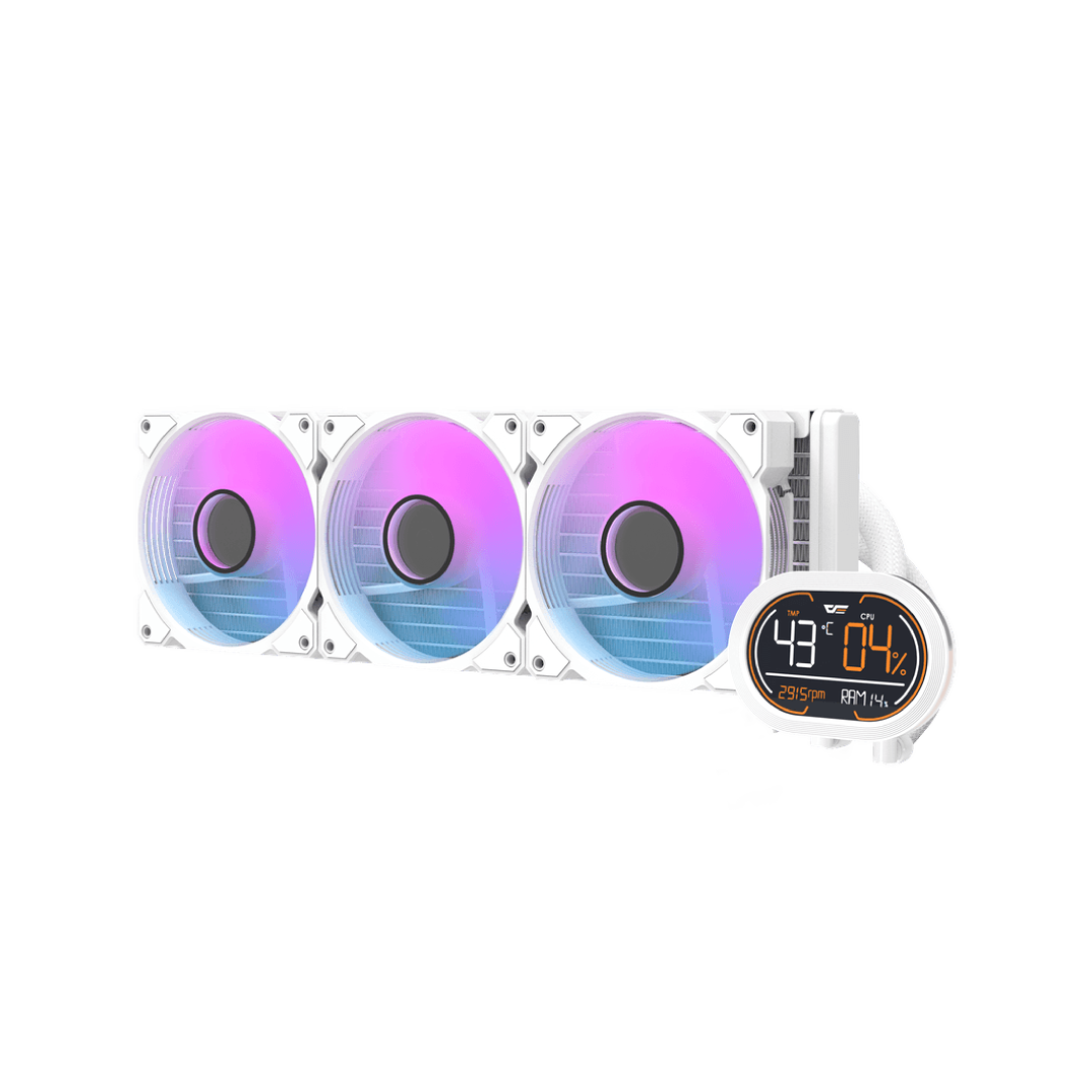 DarkFlash DH360D White 360mm Liquid CPU Cooler