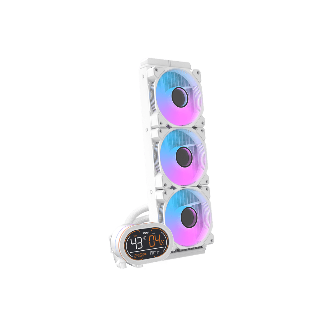 DarkFlash DH360D White 360mm Liquid CPU Cooler 3