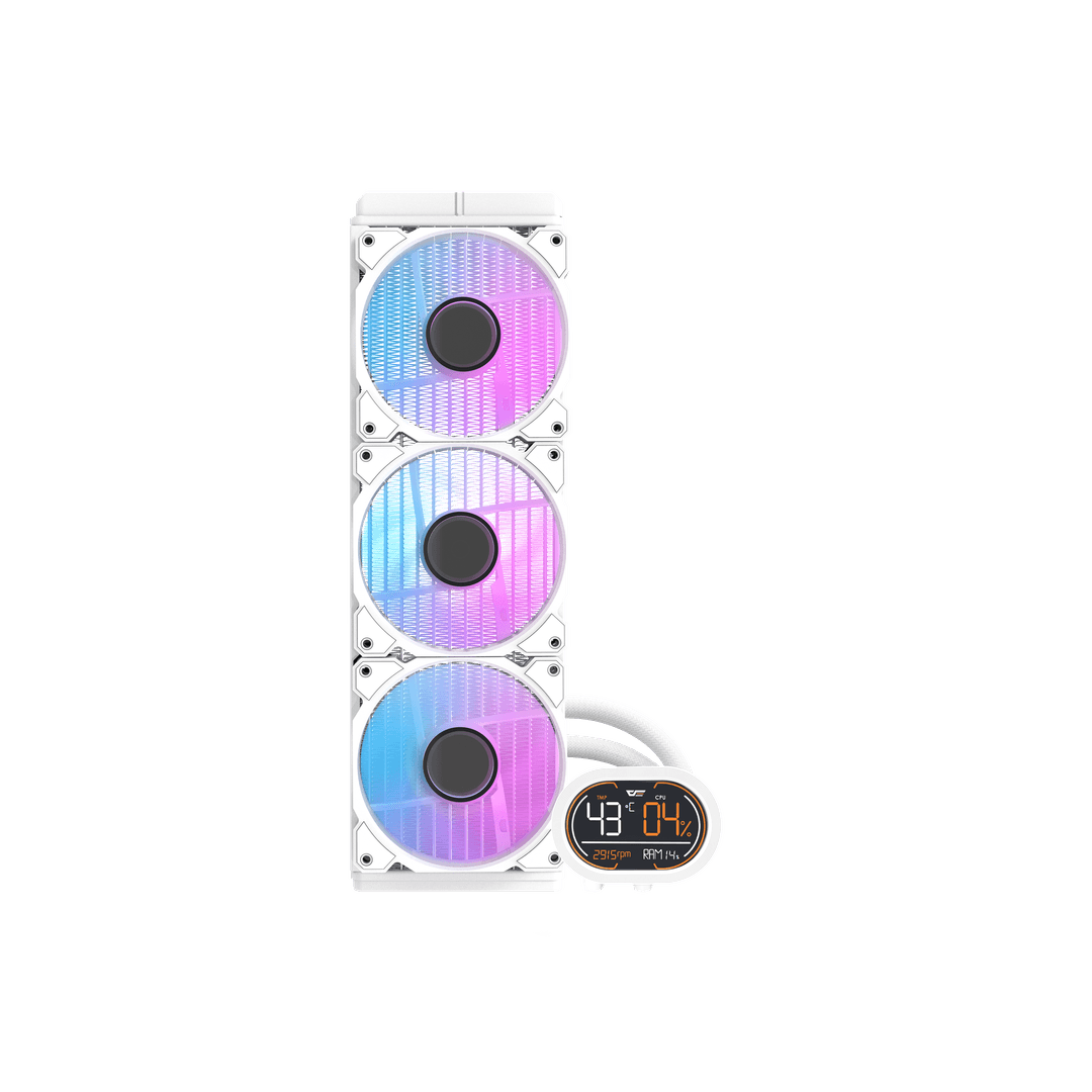 DarkFlash DH360D White 360mm Liquid CPU Cooler 4