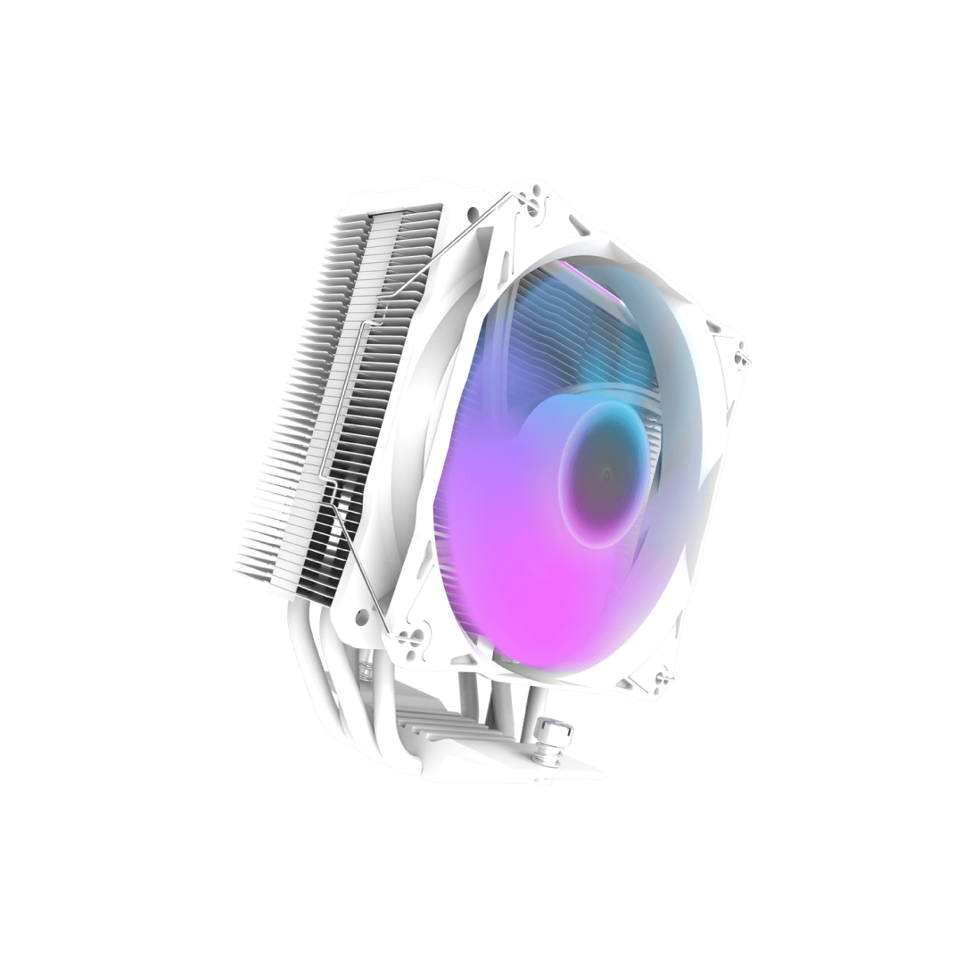 DarkFlash Storm Z4 Pro Mist White ARGB Tower CPU Air Cooler 4