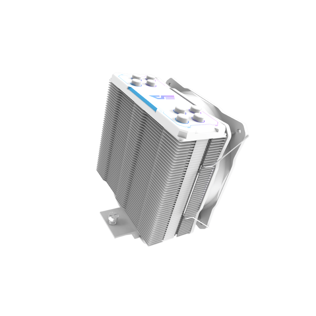 DarkFlash Storm Z4 Pro Mist White ARGB Tower CPU Air Cooler 6