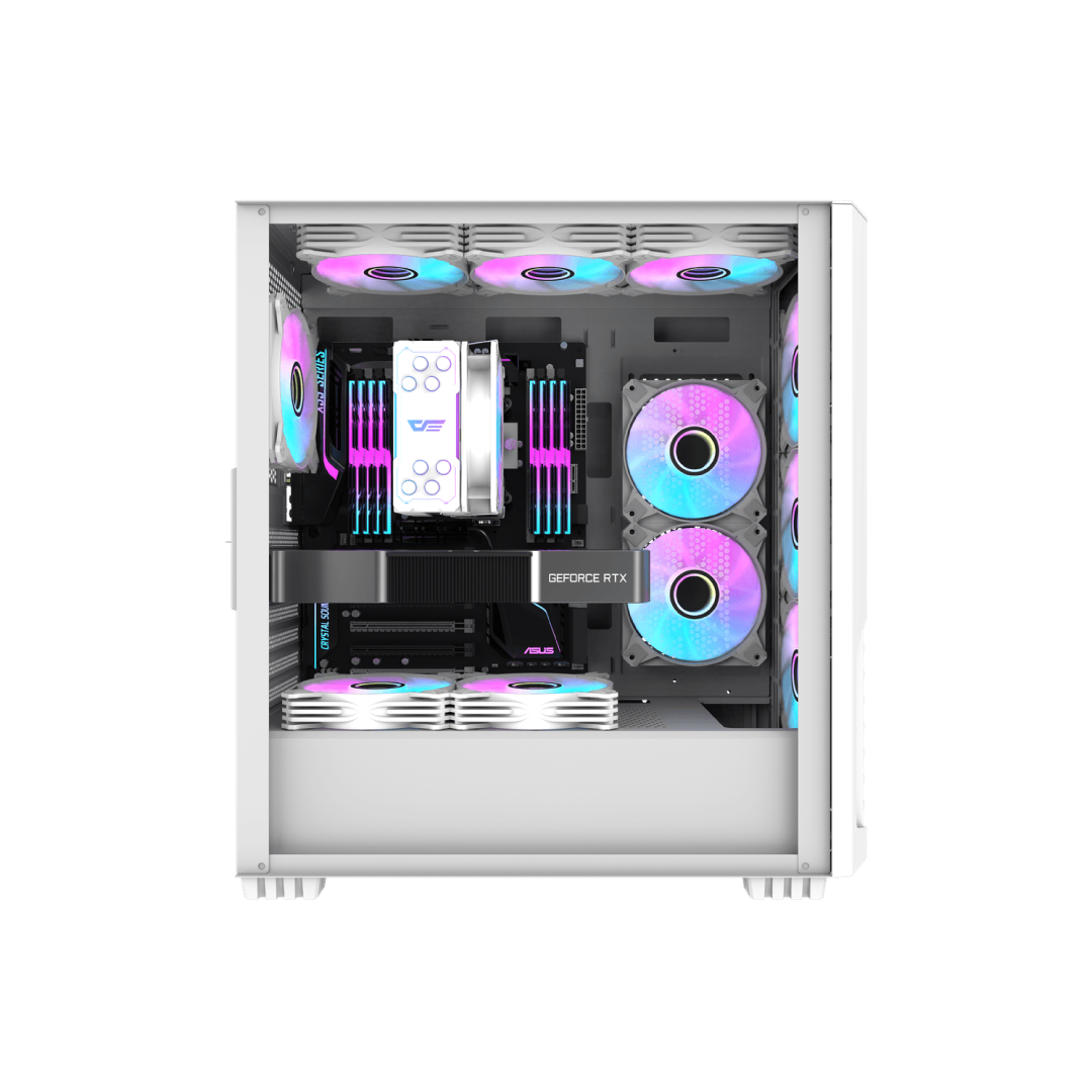 DarkFlash Storm Z4 Pro Mist White ARGB Tower CPU Air Cooler 7