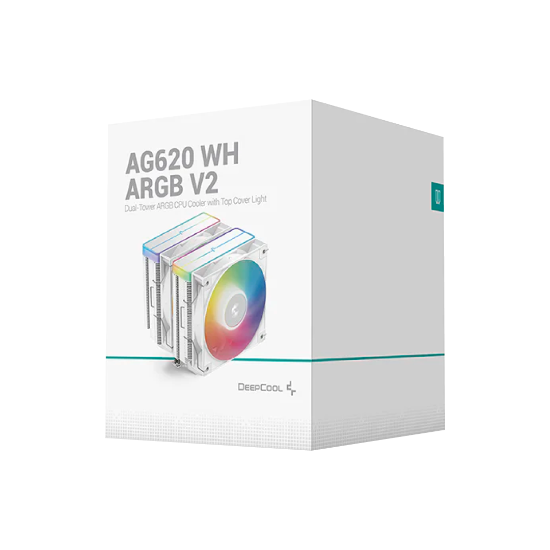 DeepCool AG620 V2 ARGB White CPU Air Cooler