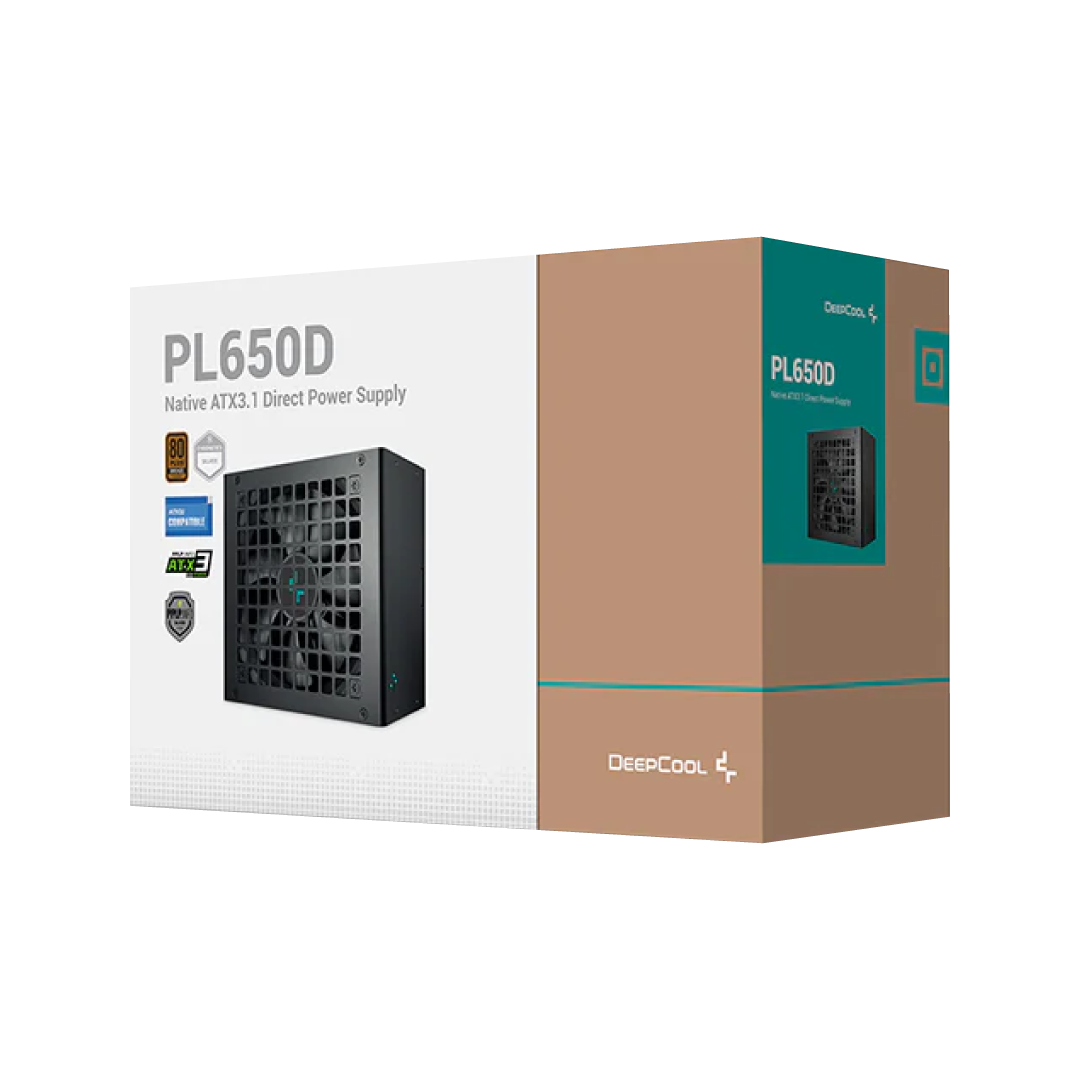 Deepcool PL650D 80+ Bronze 650W ATX 3.0 Power Supply