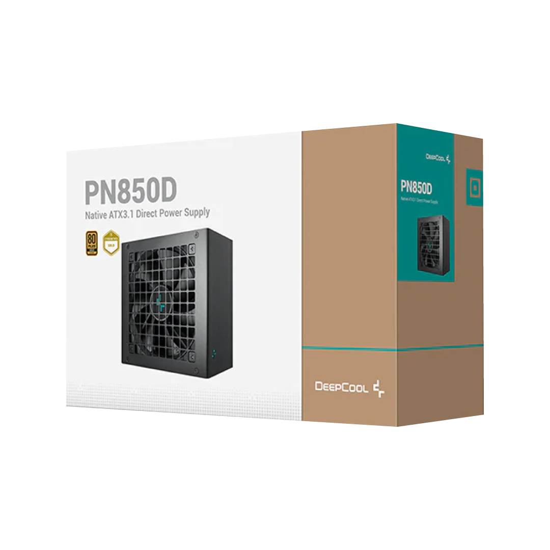 Deepcool PN850D 850W 80+ Gold ATX 3.1 Power Supply – PCIe 5.1 Ready
