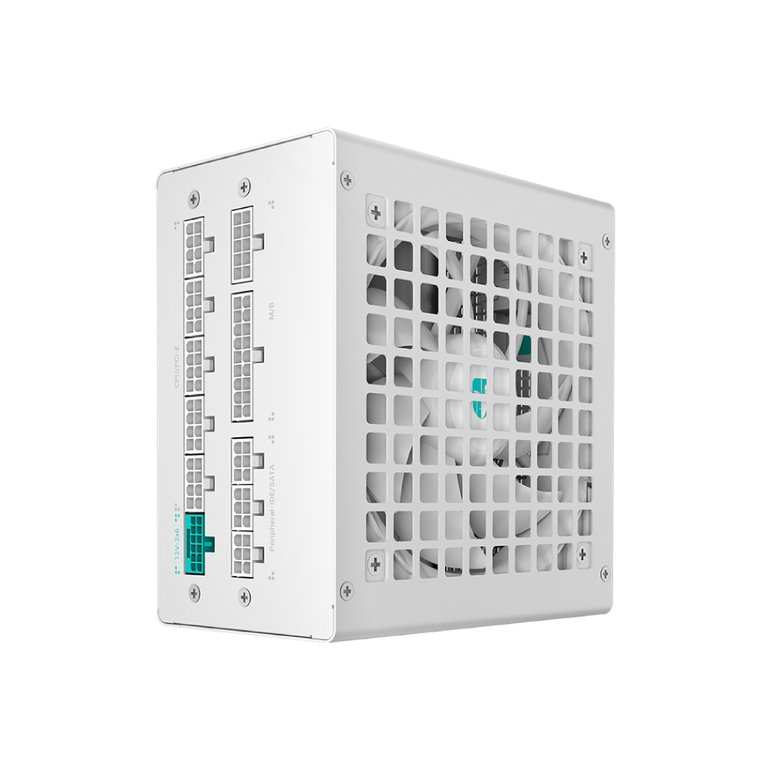 DeepCool PQ850G White 850W ATX 3.1 PCI-E 5.1 80 PLUS Gold Fully Modular Power Supply 3