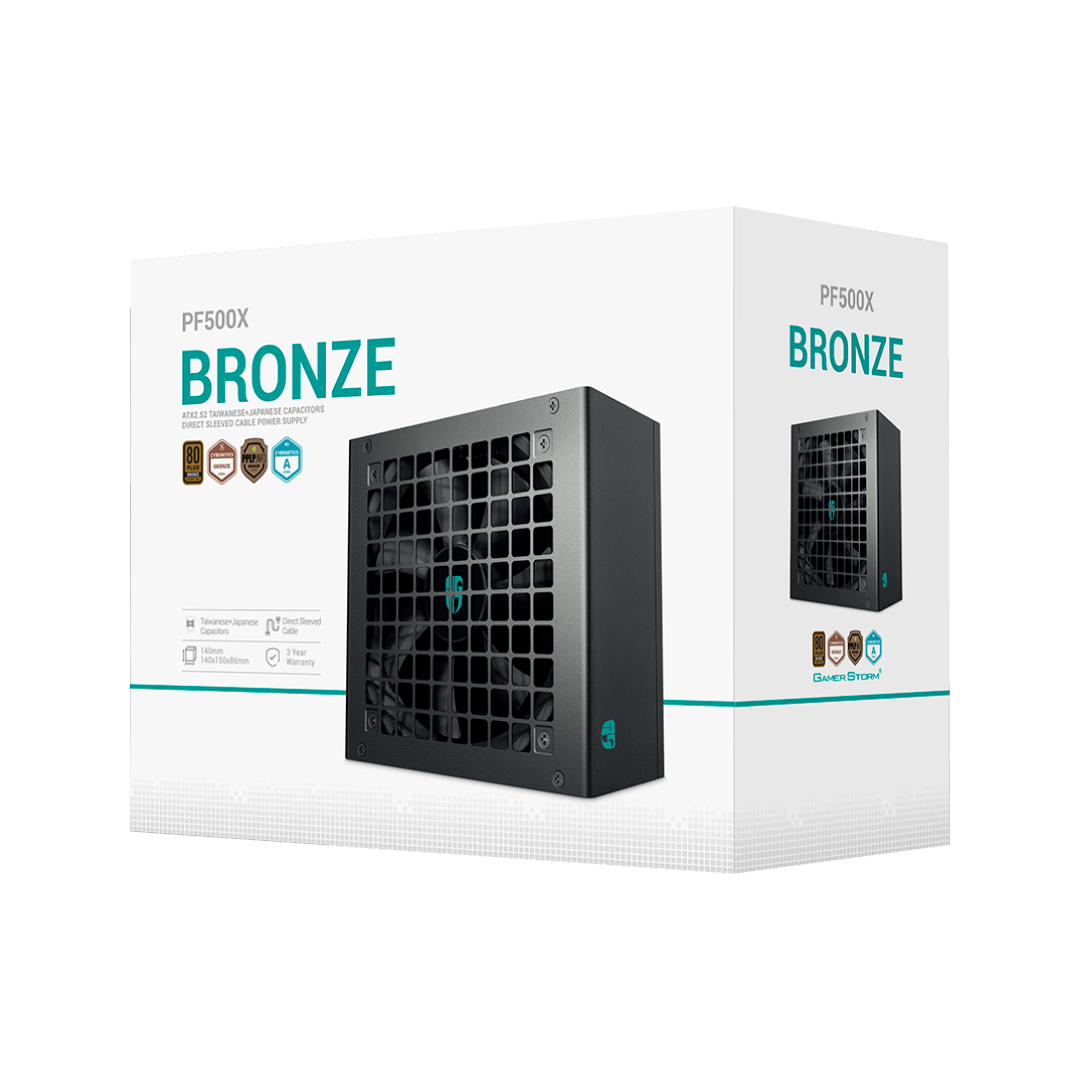 DeepCool PF500X 500W 80+ Bronze ATX Power Supply