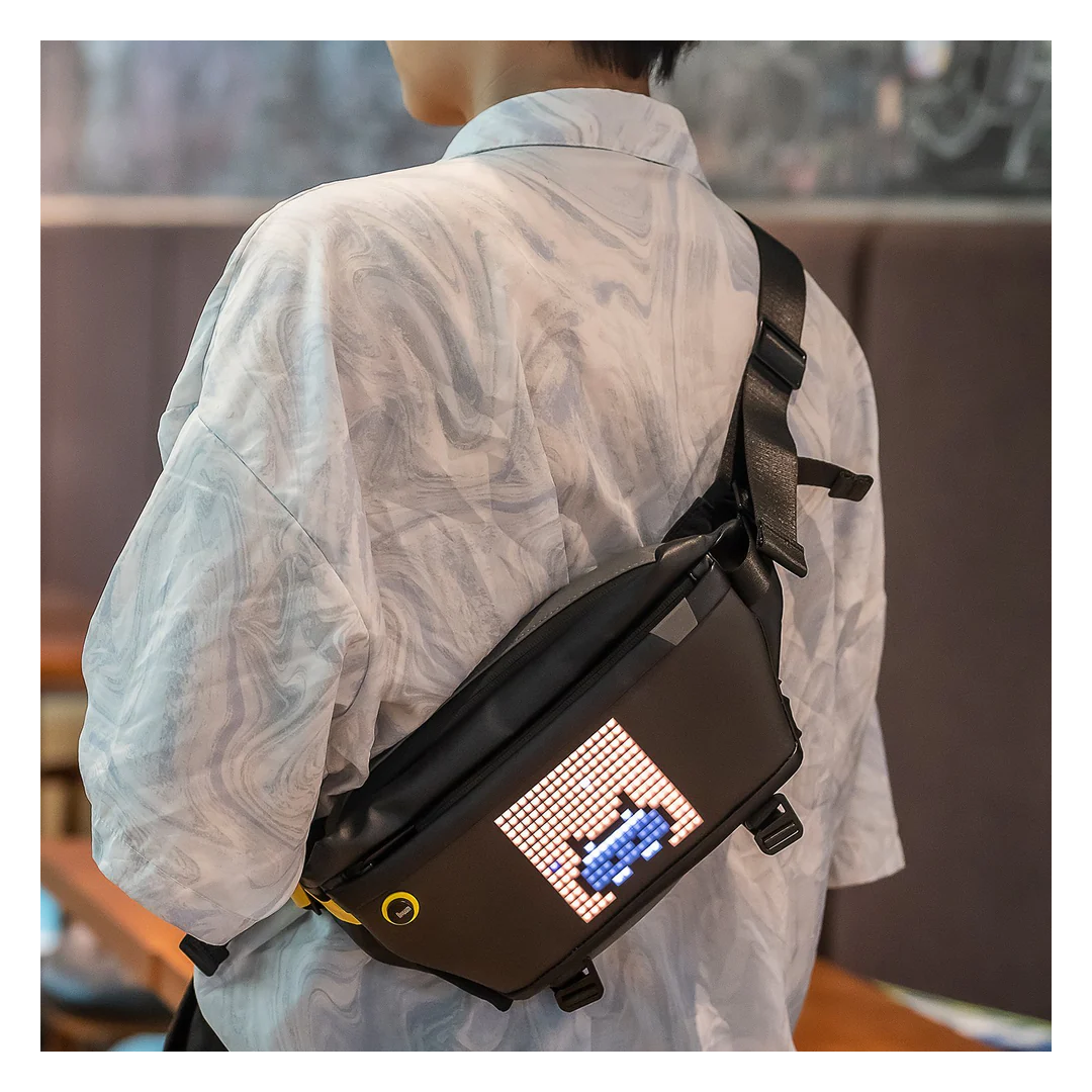 Divoom Pixoo SlingBag-C Black (90100058215) LED Smart Pixel Sling Bag 5