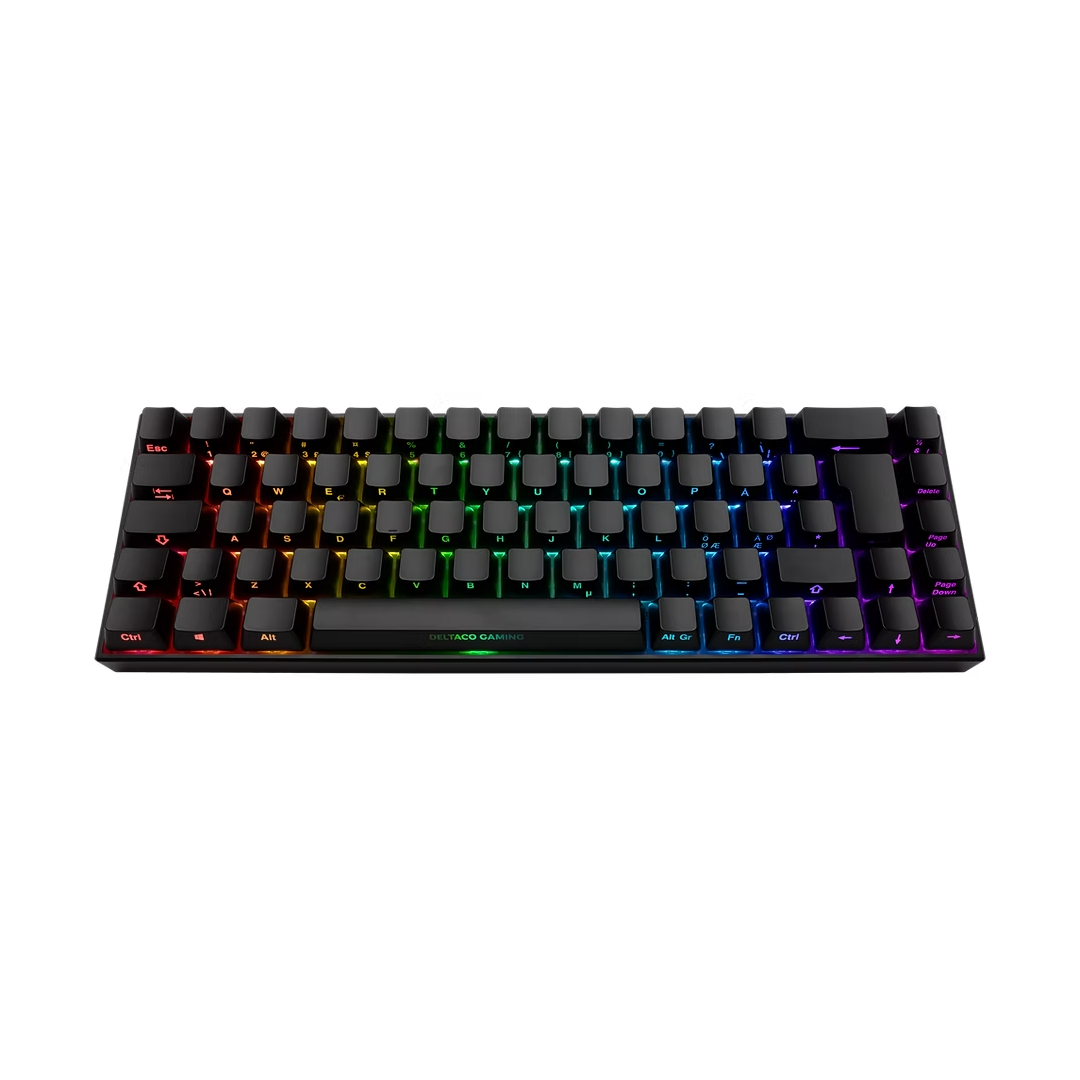 Deltaco DK440R GAM-100-UK Wireless 65% Mechanical Gaming Keyboard (RGB, Kailh Red) 2