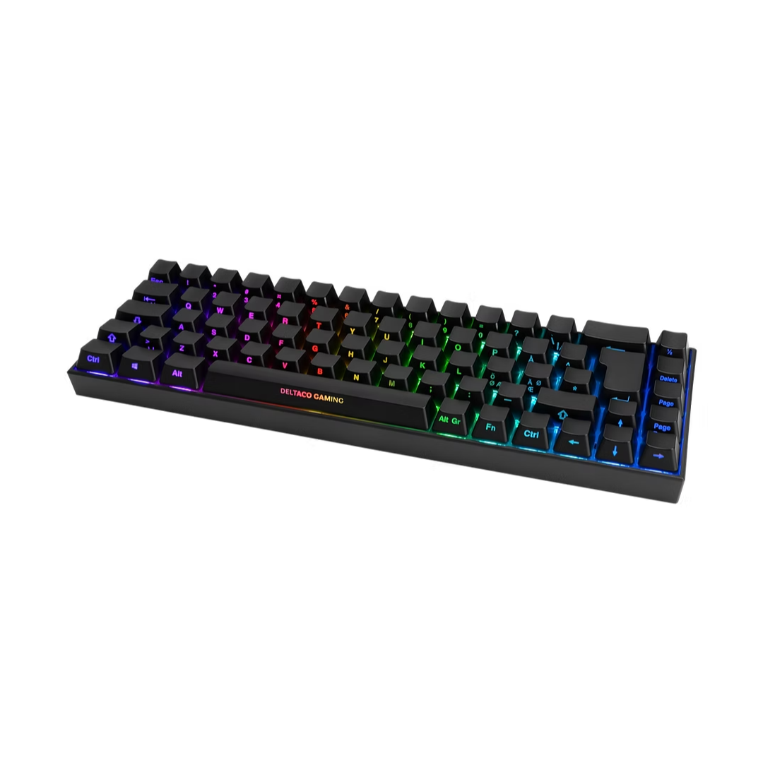 Deltaco DK440R GAM-100-UK Wireless 65% Mechanical Gaming Keyboard (RGB, Kailh Red) 3
