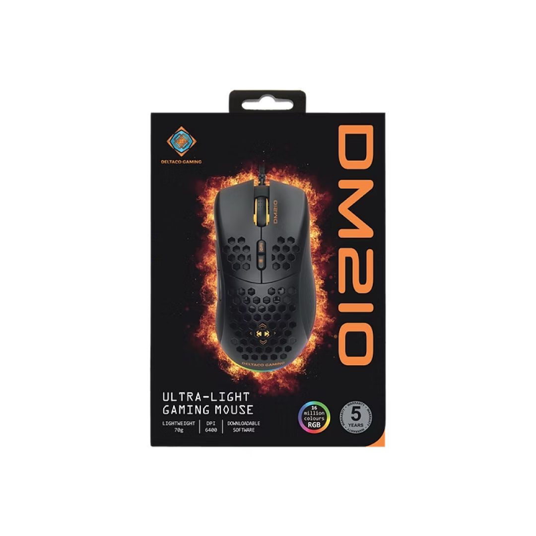 Deltaco DM210 GAM-108 Lightweight RGB Gaming Mouse 7