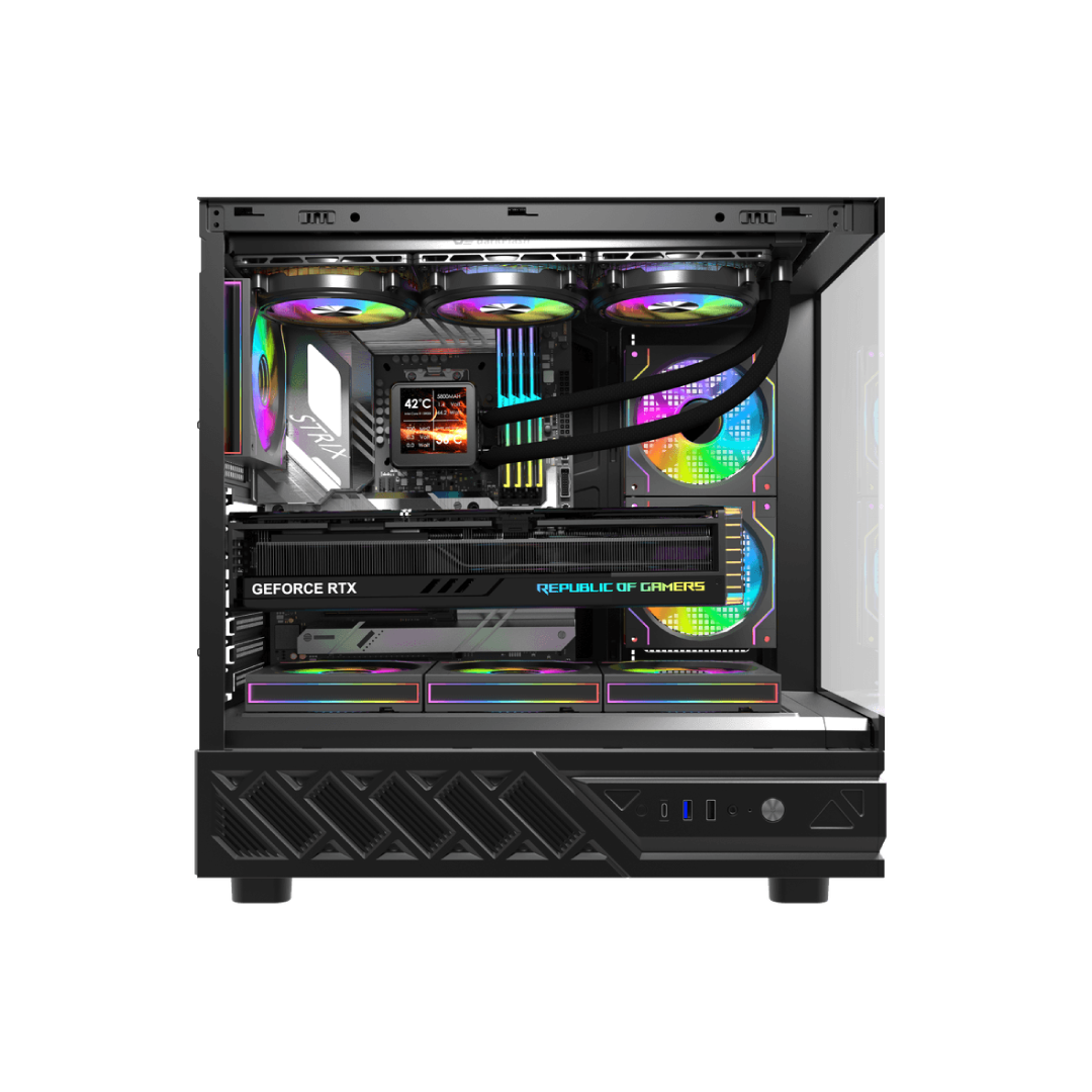 DarkFlash DS950 Black Gaming Case 1