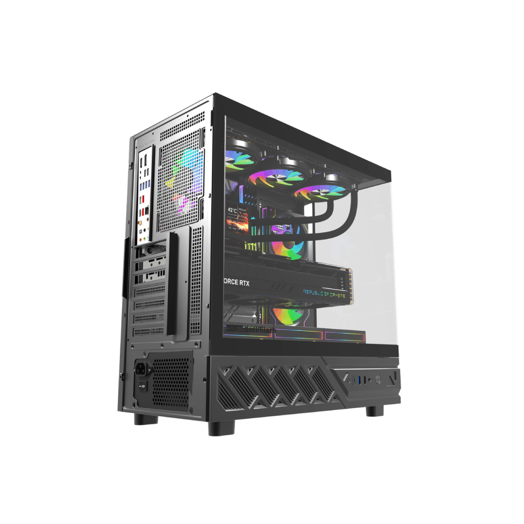 DarkFlash DS950 Black Gaming Case 1