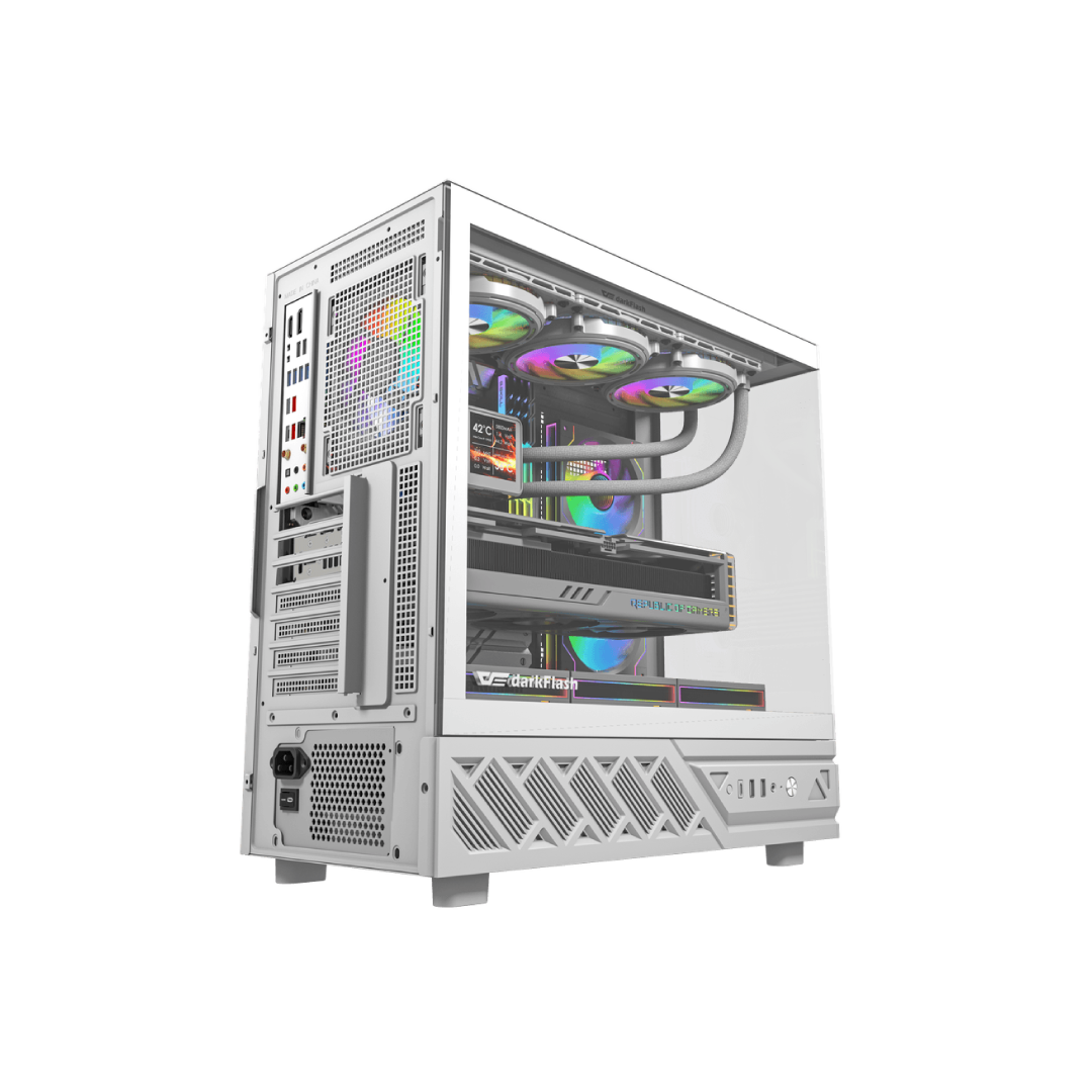DarkFlash DS950 White Gaming Case 1