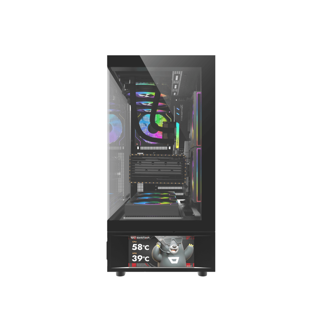 DarkFlash DS950V Black Gaming Case 1