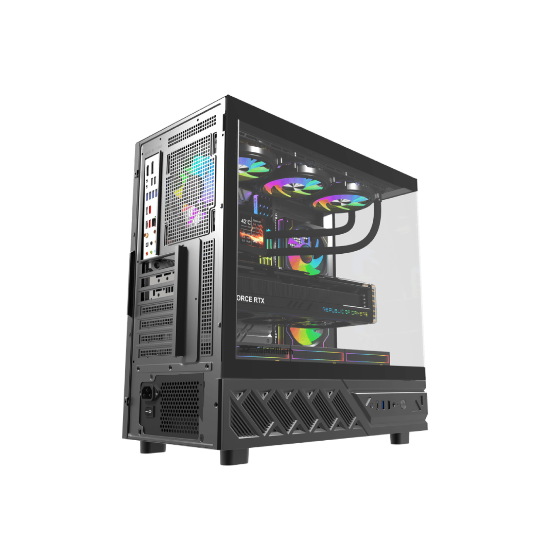 DarkFlash DS950V Black Gaming Case 1