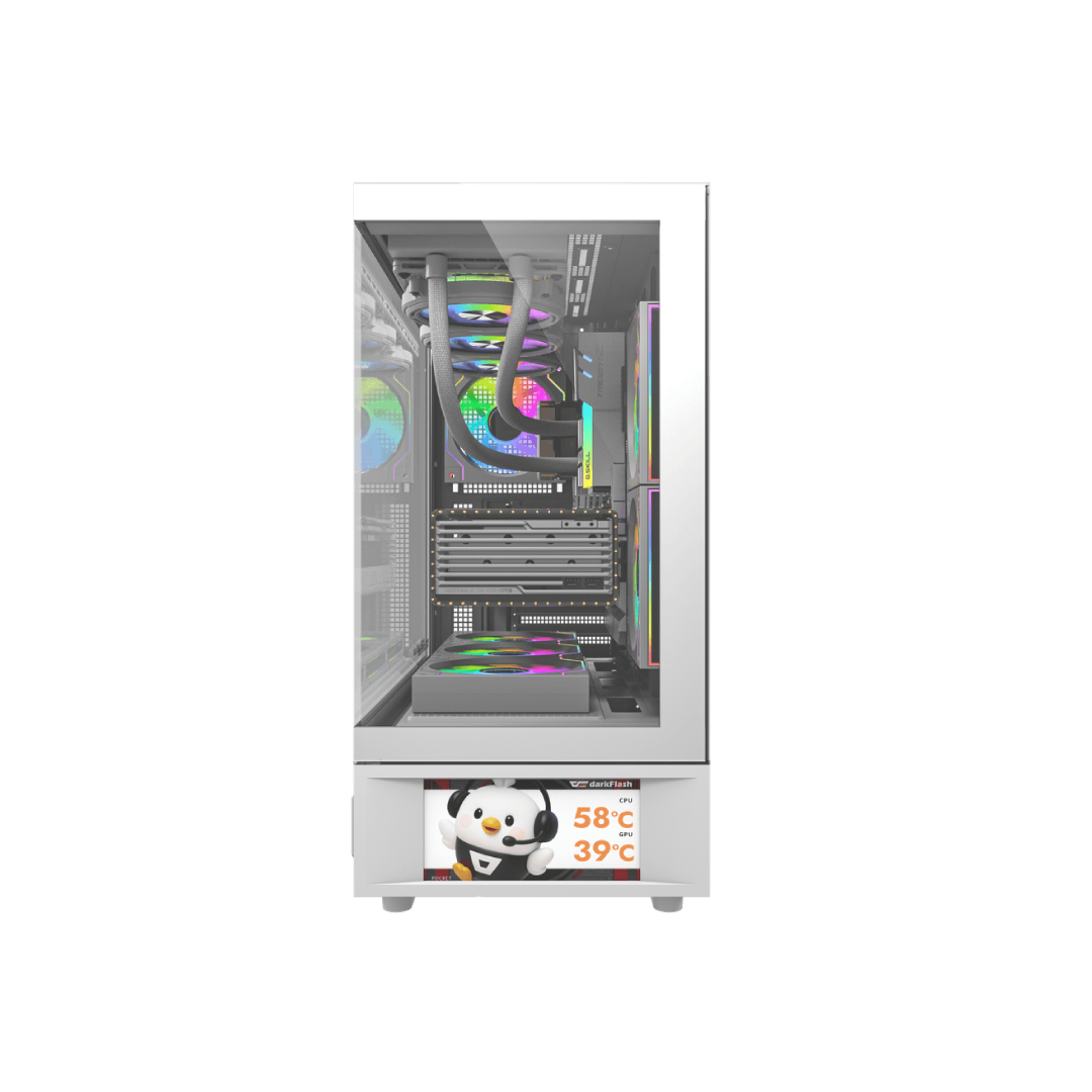 DarkFlash DS950V White Gaming Case 1
