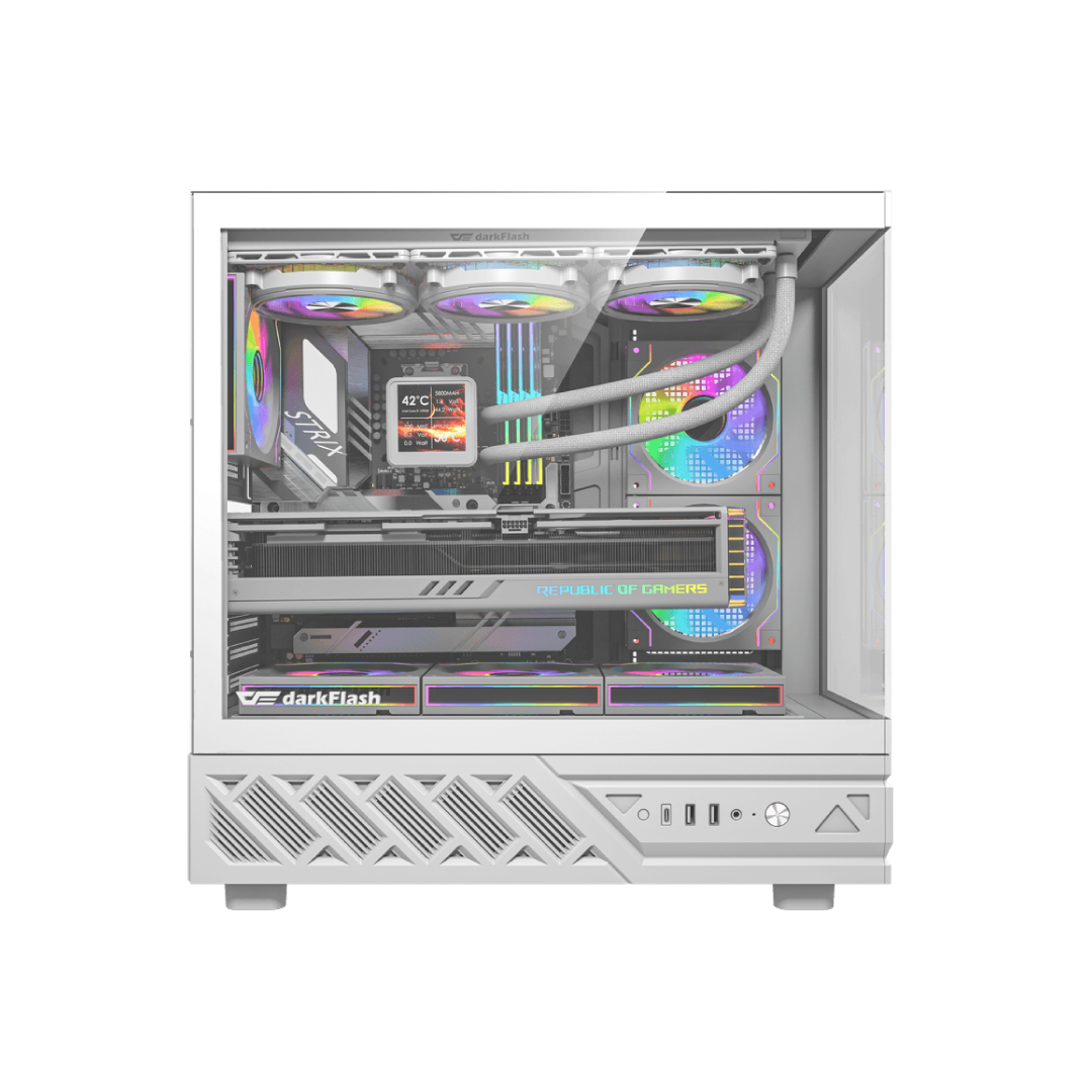DarkFlash DS950V White Gaming Case 1
