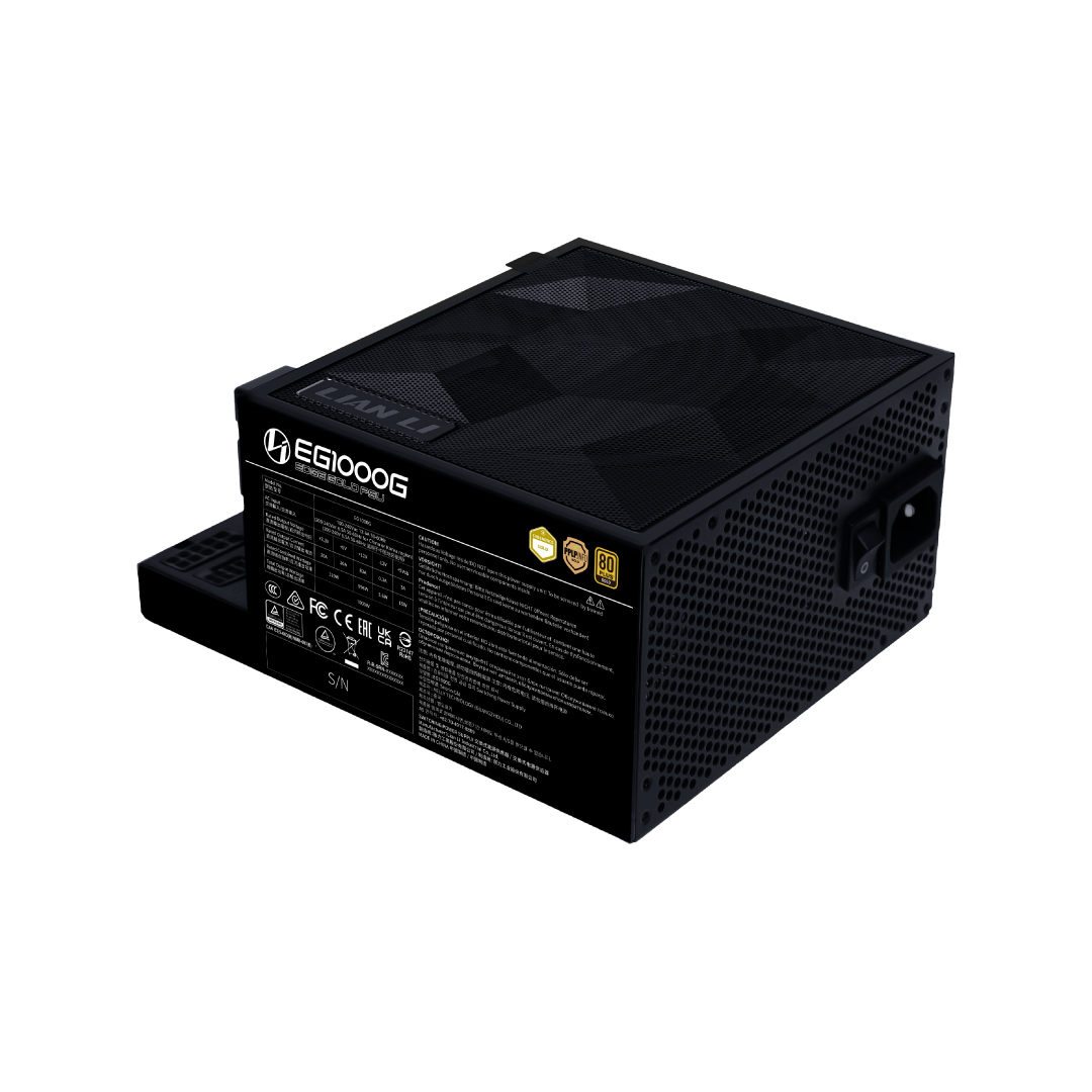 Lian Li EDGE GOLD 1000W Black (مع محور USB) 9