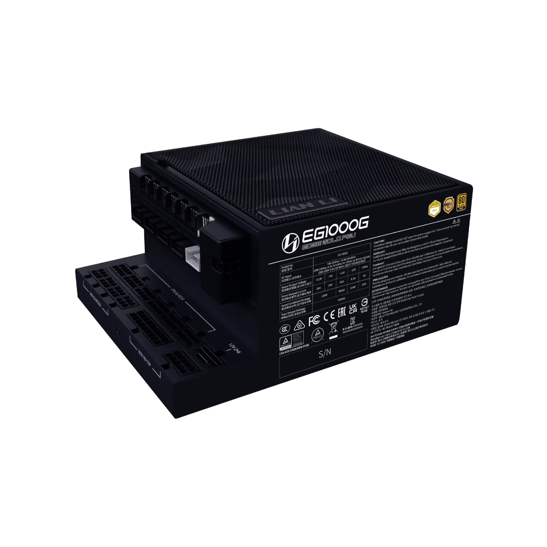 Lian Li EDGE GOLD 1000W Black (مع محور USB) 7