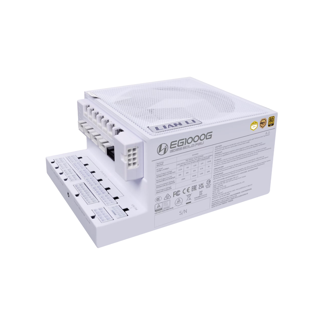 Lian Li EDGE GOLD 1000W White (مع محور USB) 5