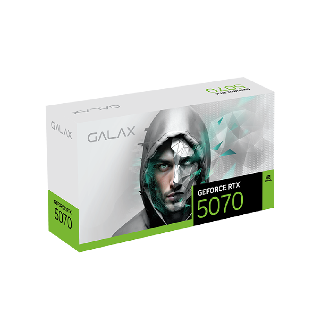 GALAX GeForce RTX 5070 White OC 12 GB Graphics Card 9