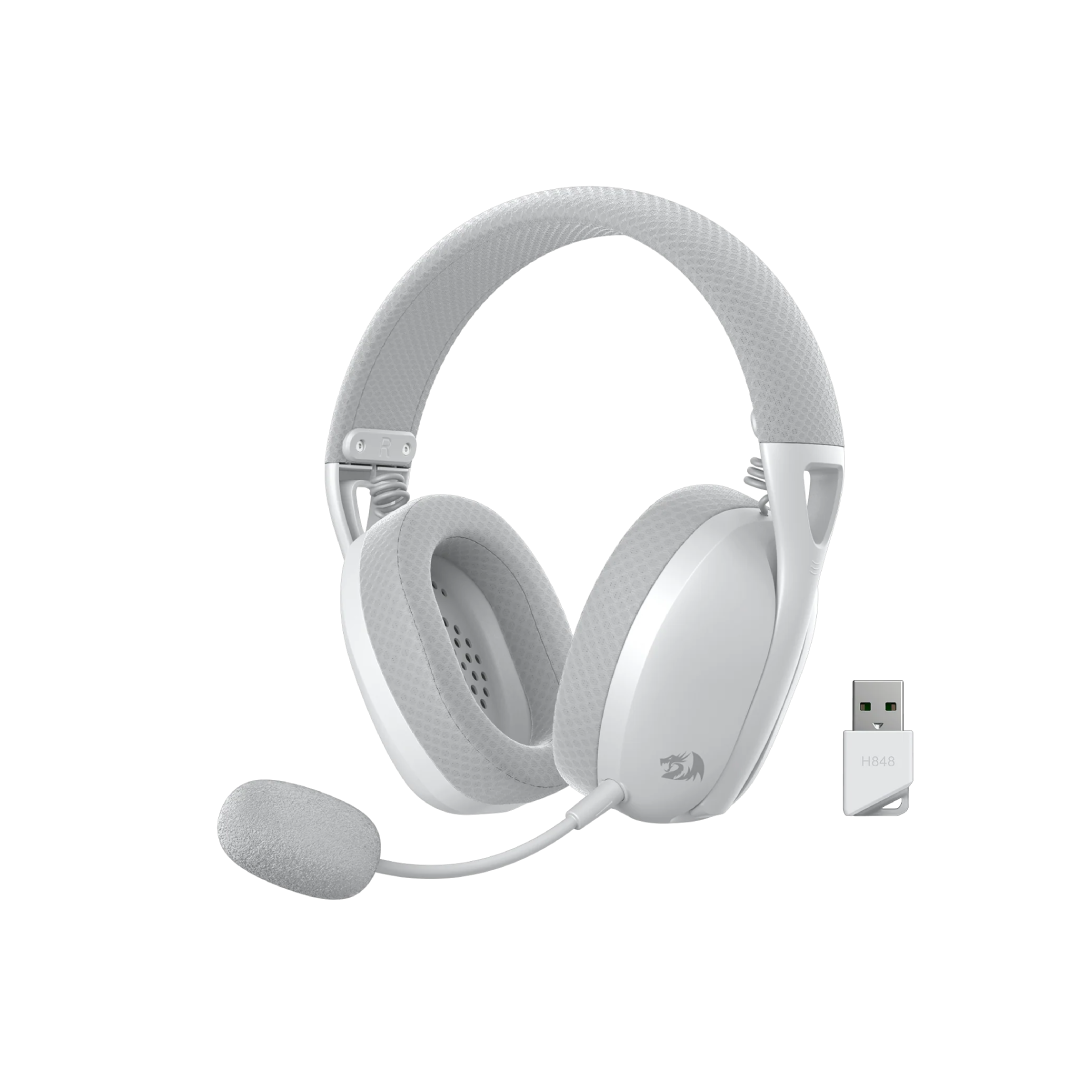 Redragon IRE Pro H848G Grey Wireless Gaming Headset (SKU: H848G-GREY)