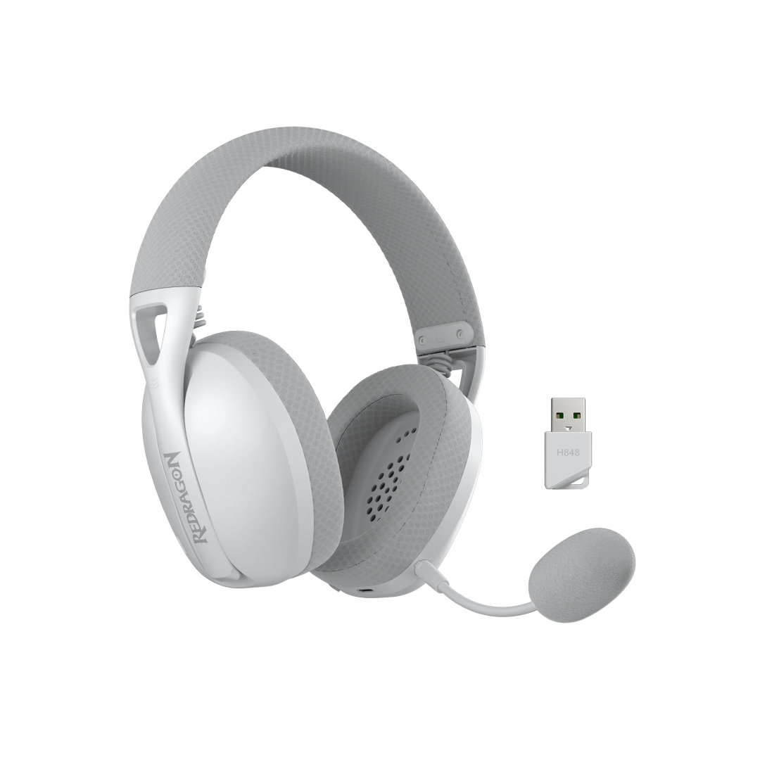 Redragon IRE Pro H848G Grey Wireless Gaming Headset (SKU: H848G-GREY) 2
