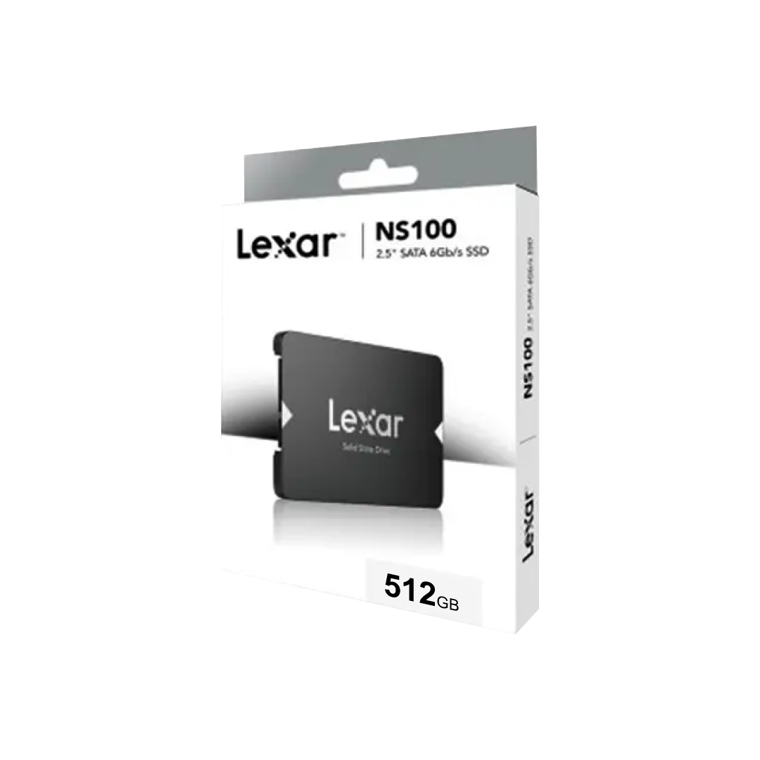 Lexar NS100 512GB SATA III 2.5″ Internal SSD