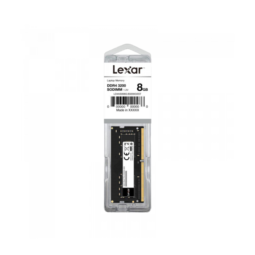 Lexar SODIMM DDR4‑3200 8GB Laptop Memory 3