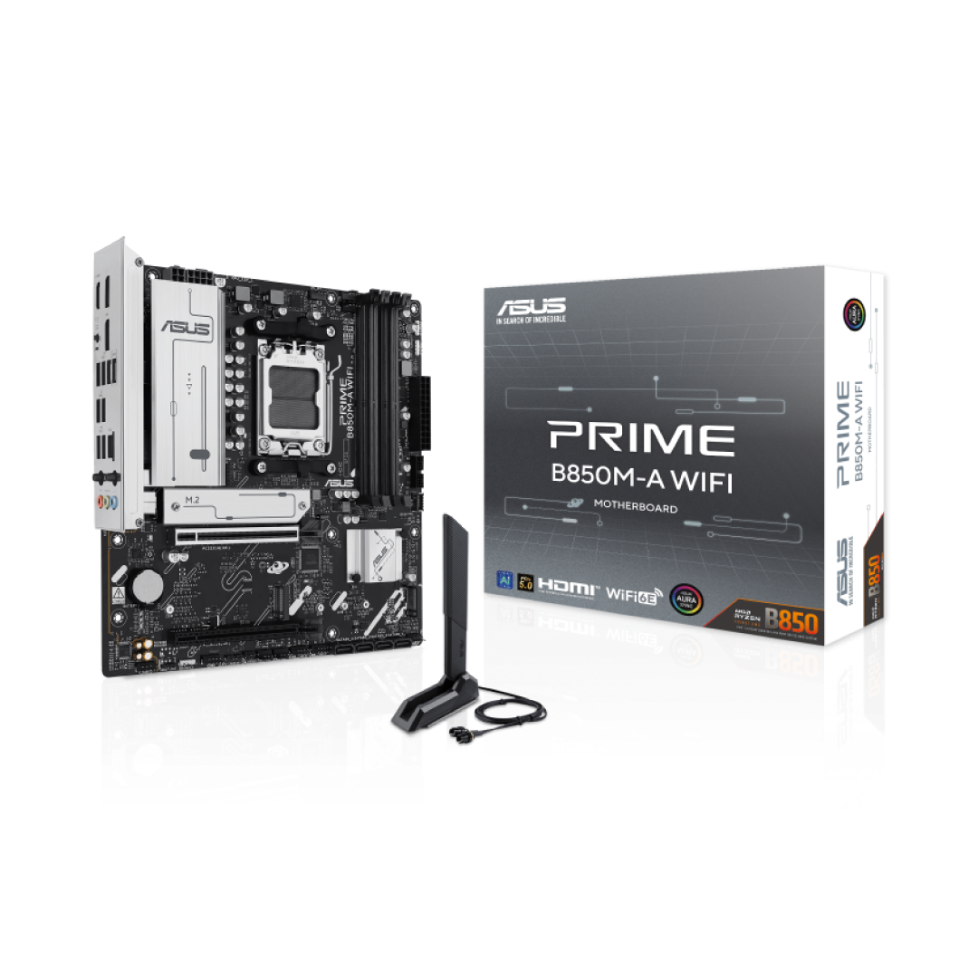 ASUS PRIME B850M-A WIFI DDR5 Micro-ATX Motherboard