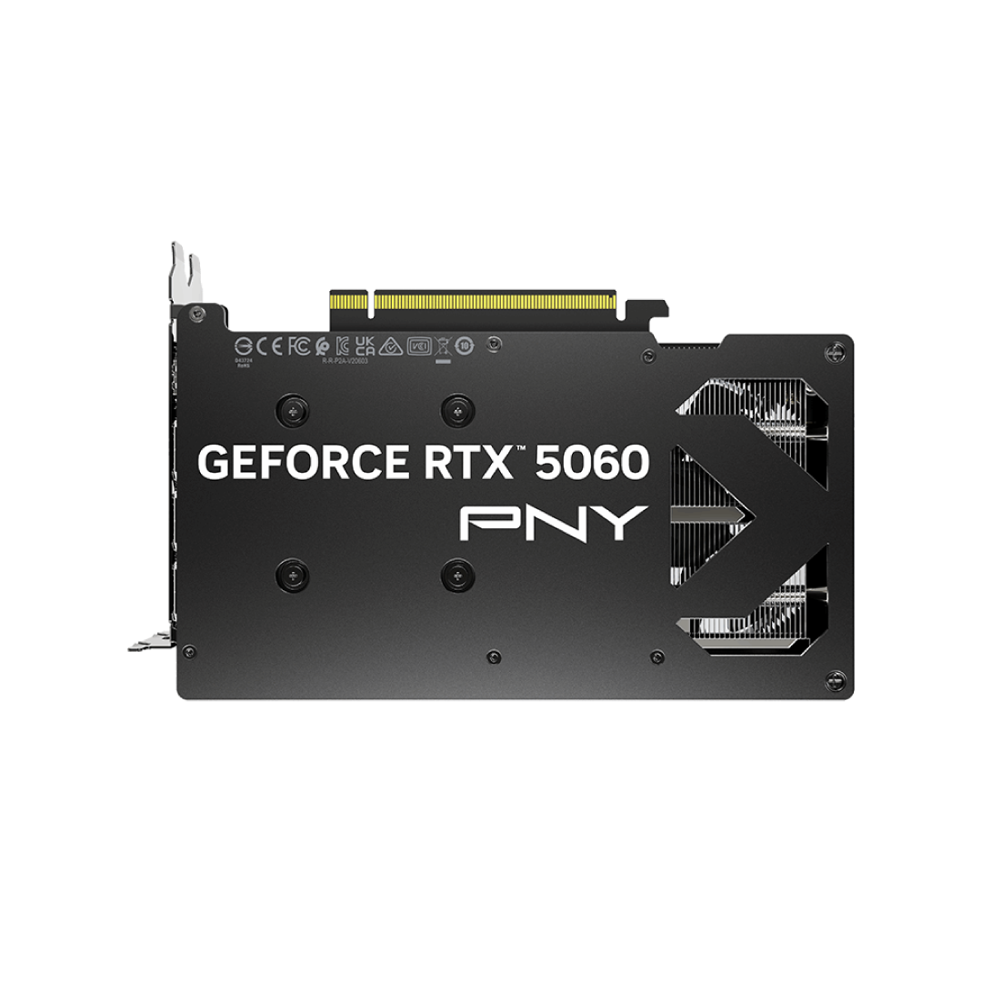 PNY GeForce RTX 5060 OC 8GB GDDR7 – Dual Fan / PCIe 5.0 / DLSS / Ray Tracing / Gaming Graphics Card 8