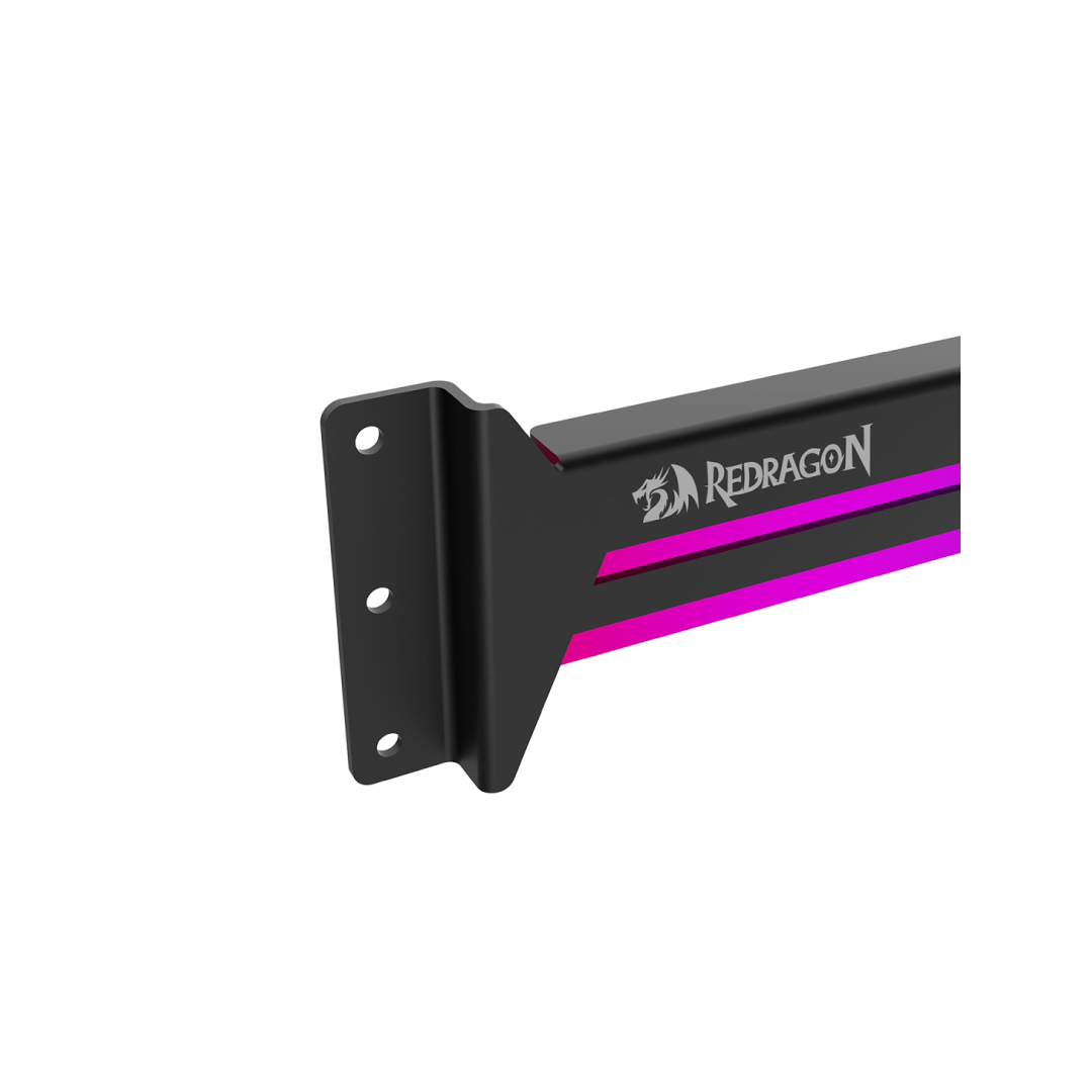 Redragon GPU Support Bracket RD-GCP03 Black – RGB Graphics Card Holder (SKU: RD-GCP03) 3