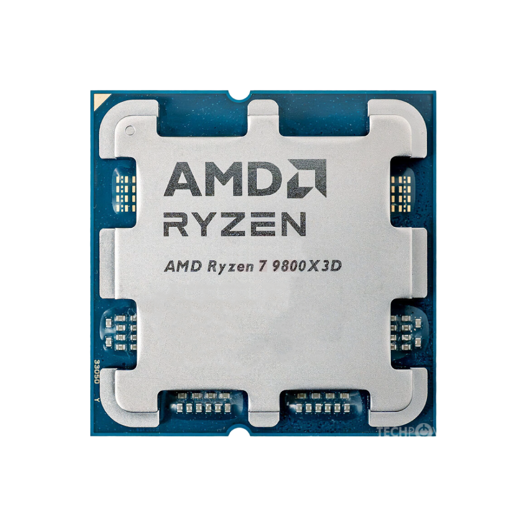 AMD Ryzen 7 9800X3D TRAY Processor – 8 Cores / 16 Threads / AM5 / Zen 5 / 3D V-Cache / 120W Gaming CPU