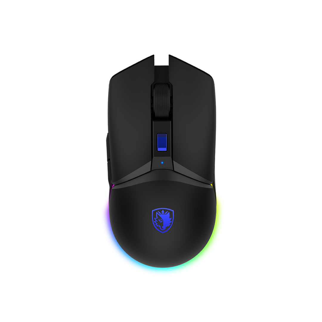 SADES Akimbo S18 Wireless Gaming Mouse – 16000 DPI / 2.4GHz Wireless + Wired / PAW3335 Sensor / RGB / 79g Lightweight