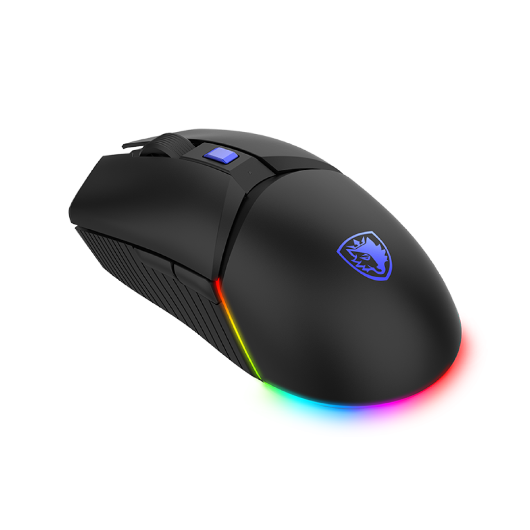 SADES Akimbo S18 Wireless Gaming Mouse – 16000 DPI / 2.4GHz Wireless + Wired / PAW3335 Sensor / RGB / 79g Lightweight 3