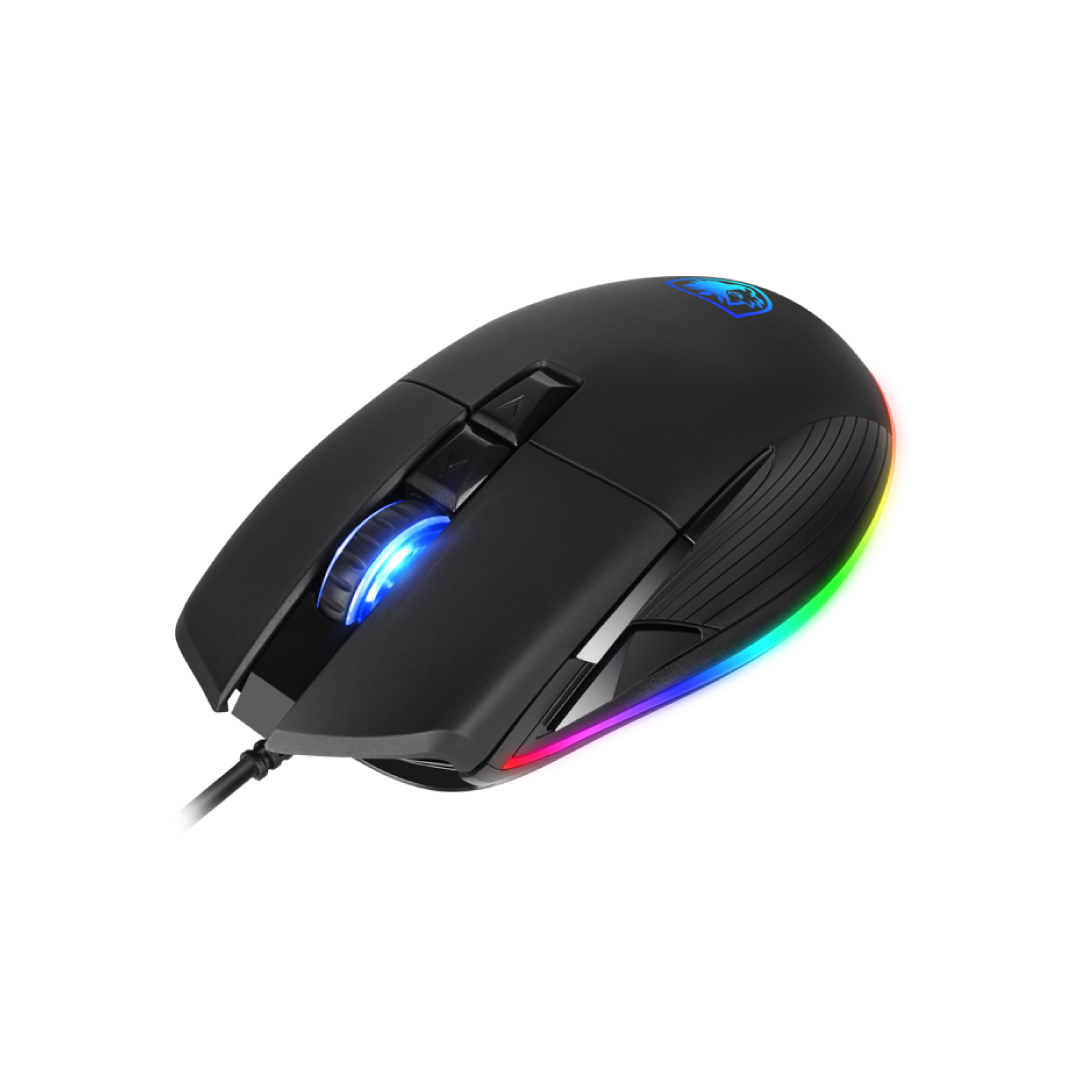 SADES Battle Ram SAB10B Gaming Combo – RGB Keyboard + Mouse + Mousepad / 4000 DPI / Membrane Keyboard 6