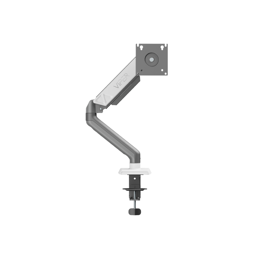 SADES Viper Single White SA-MA01 – Monitor Arm Gas Spring Mount (SKU: SA-MA01)