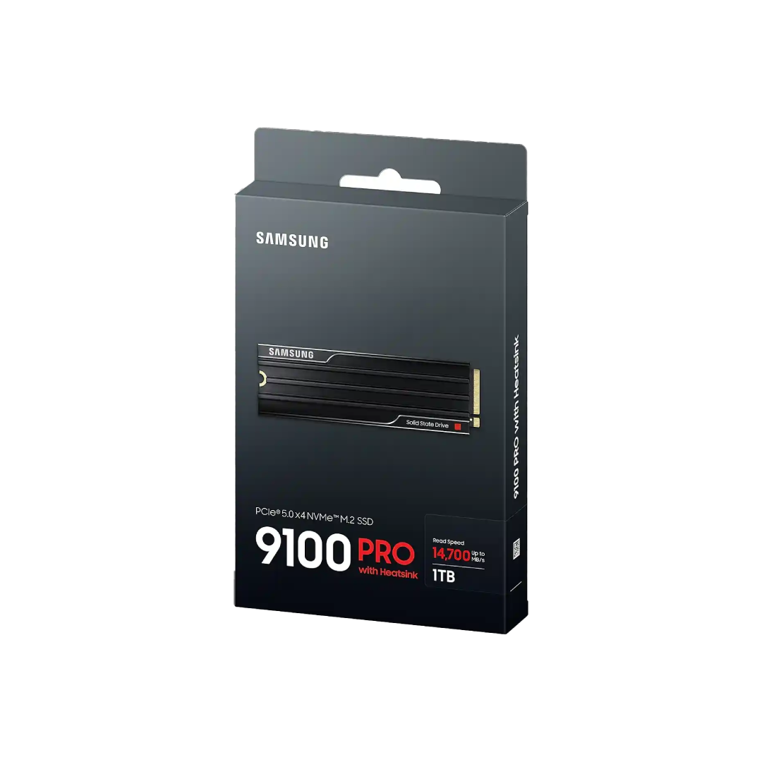 Samsung 9100 PRO 1TB NVMe PCIe 5.0 M.2 SSD (MZ-VAP1T0BW) Ultra-High Speed Storage Drive