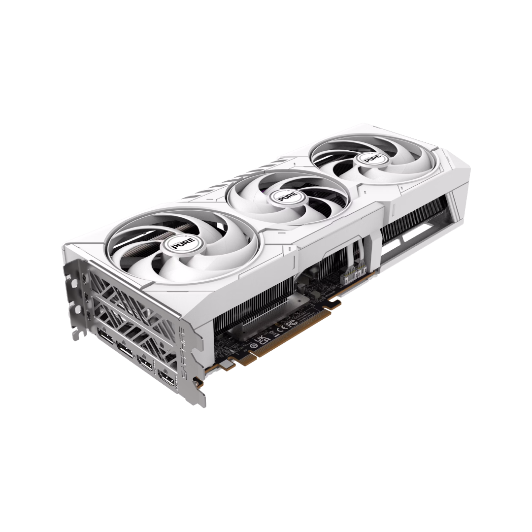 SAPPHIRE PURE AMD Radeon™ RX 9070 XT Gaming OC 16GB GDDR6 – White Edition 2