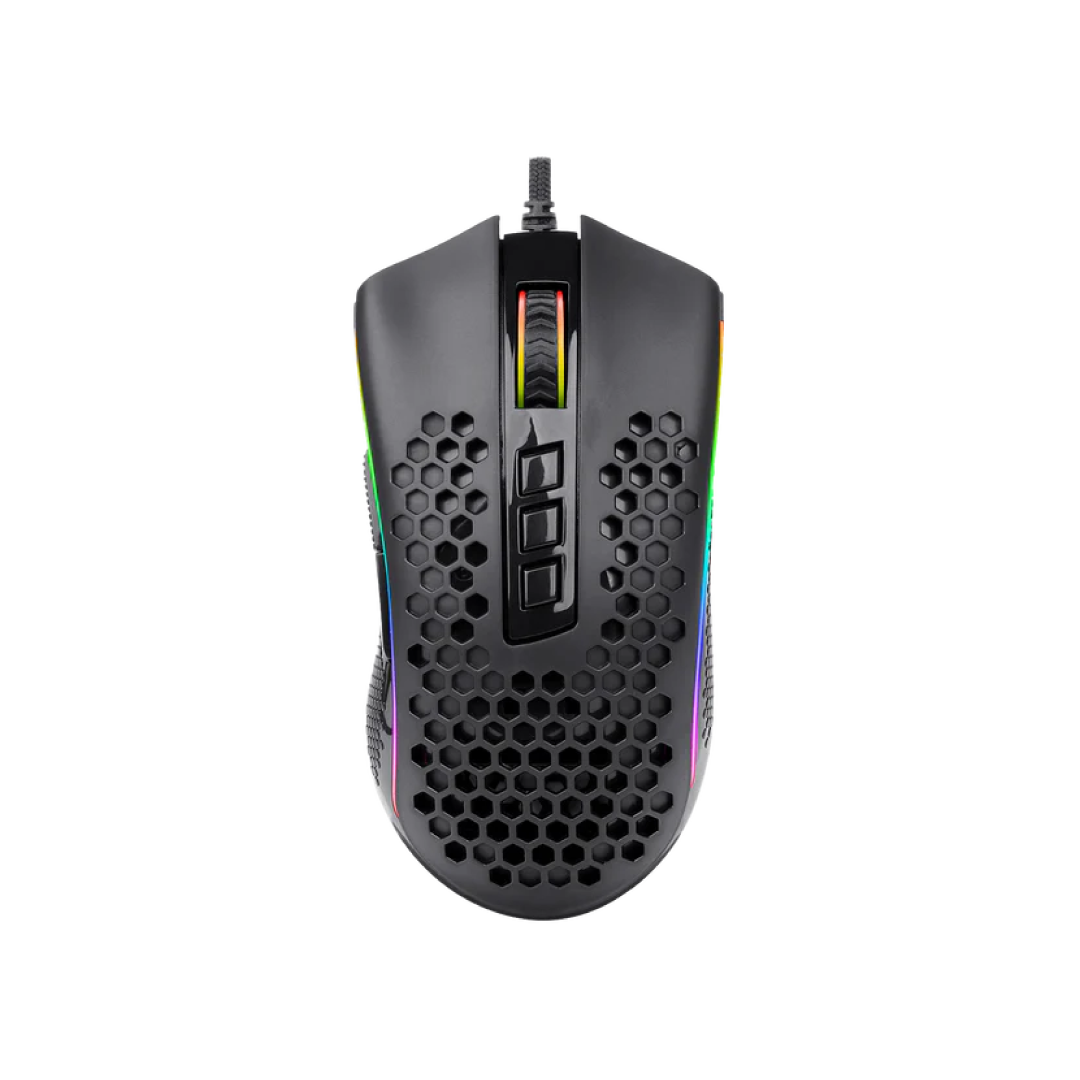 Redragon Storm Black M808-RGB – Lightweight RGB Gaming Mouse (SKU: M808-RGB)
