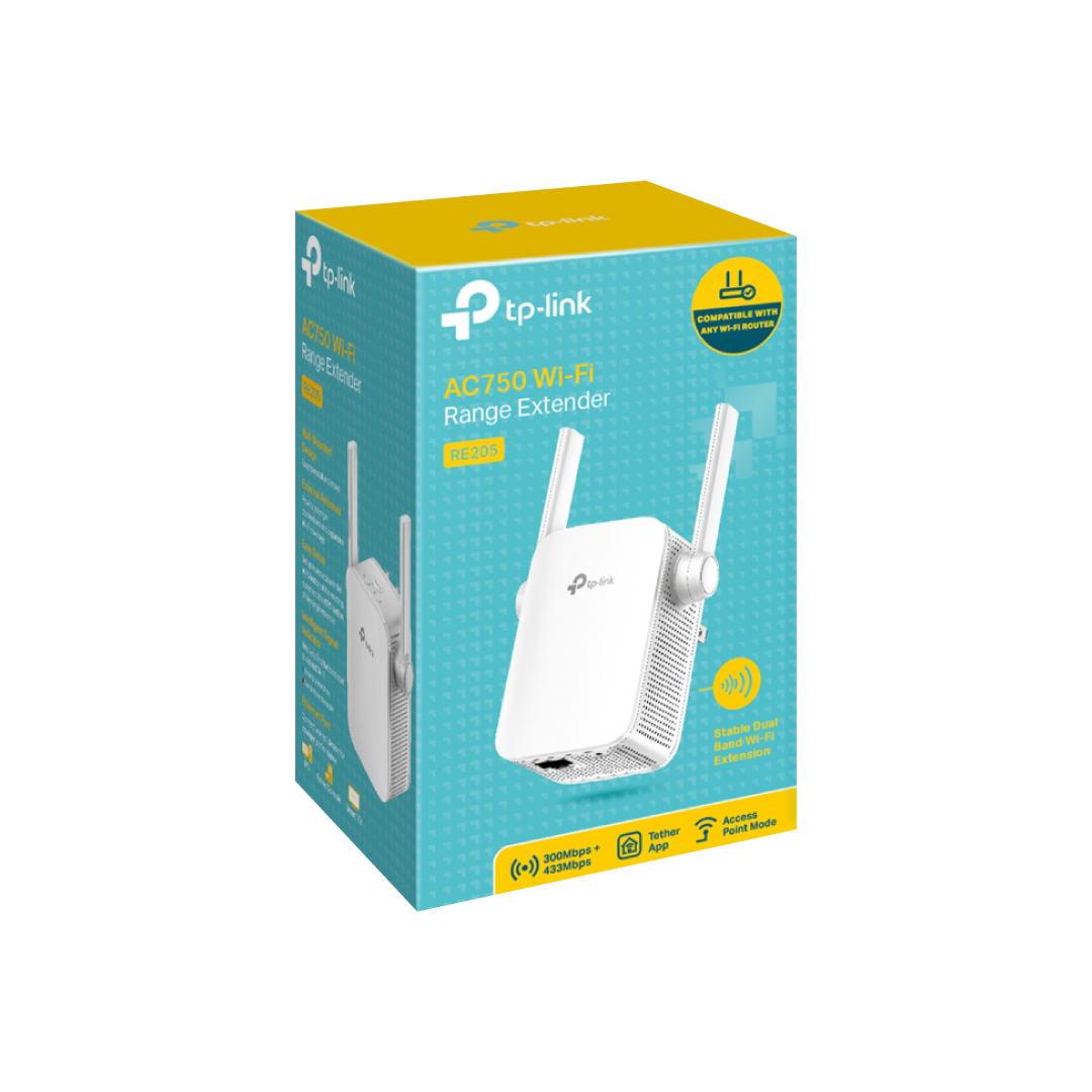 TP-Link RE205 – AC750 Wi-Fi Range Extender