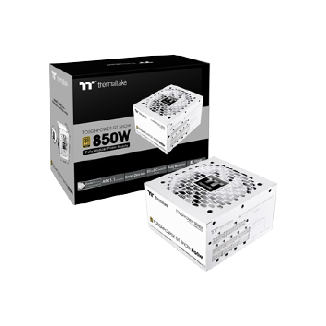 Thermaltake Toughpower GT Snow 850W 80+ Gold ATX 3.0 / PCIe 5.0 Fully Modular PSU (PS-TPD-0850FNFAGx-N)