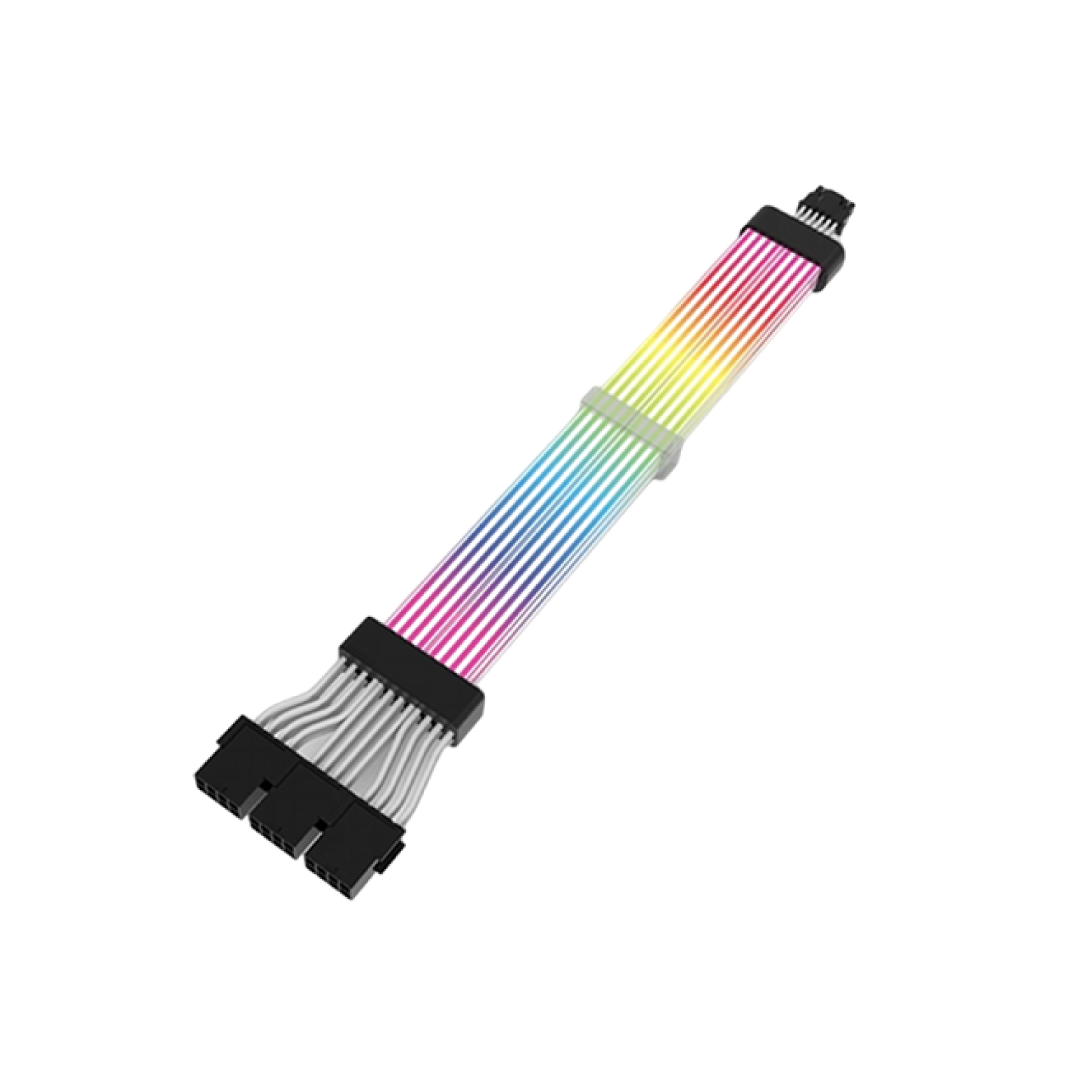 Tortox Extension Cable 12+4P Black – ARGB GPU Power Cable (12VHPWR) 1