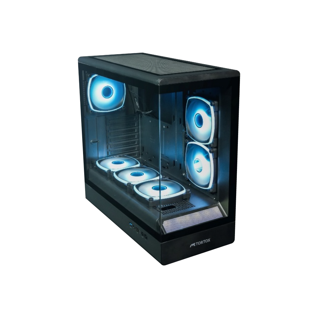 TORTOX Vetra Black Gaming Case