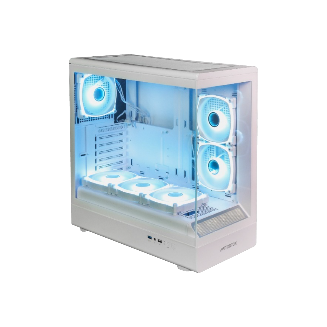 TORTOX Vetra White Gaming Case
