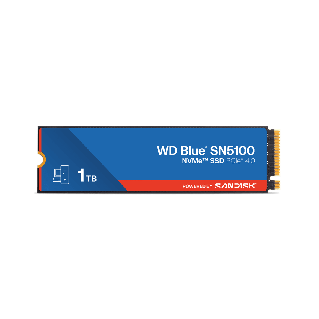 WD Blue SN5100 1TB NVMe SSD – PCIe Gen4 M.2 2280 (Up to 7100MB/s) 2