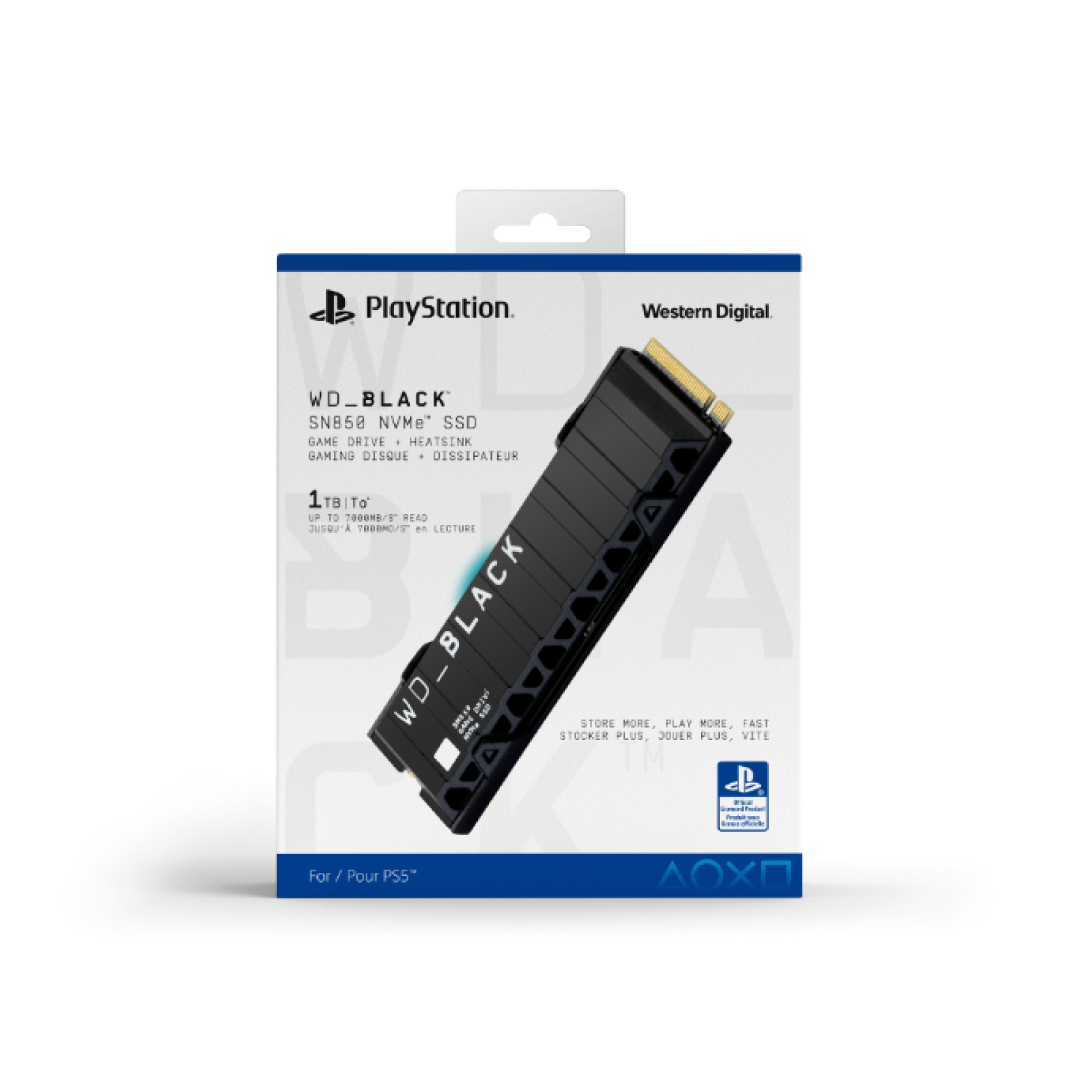 WD BLACK SN850P 1TB NVMe SSD (PlayStation Official Licensed) – PS5 Internal Game Drive 3